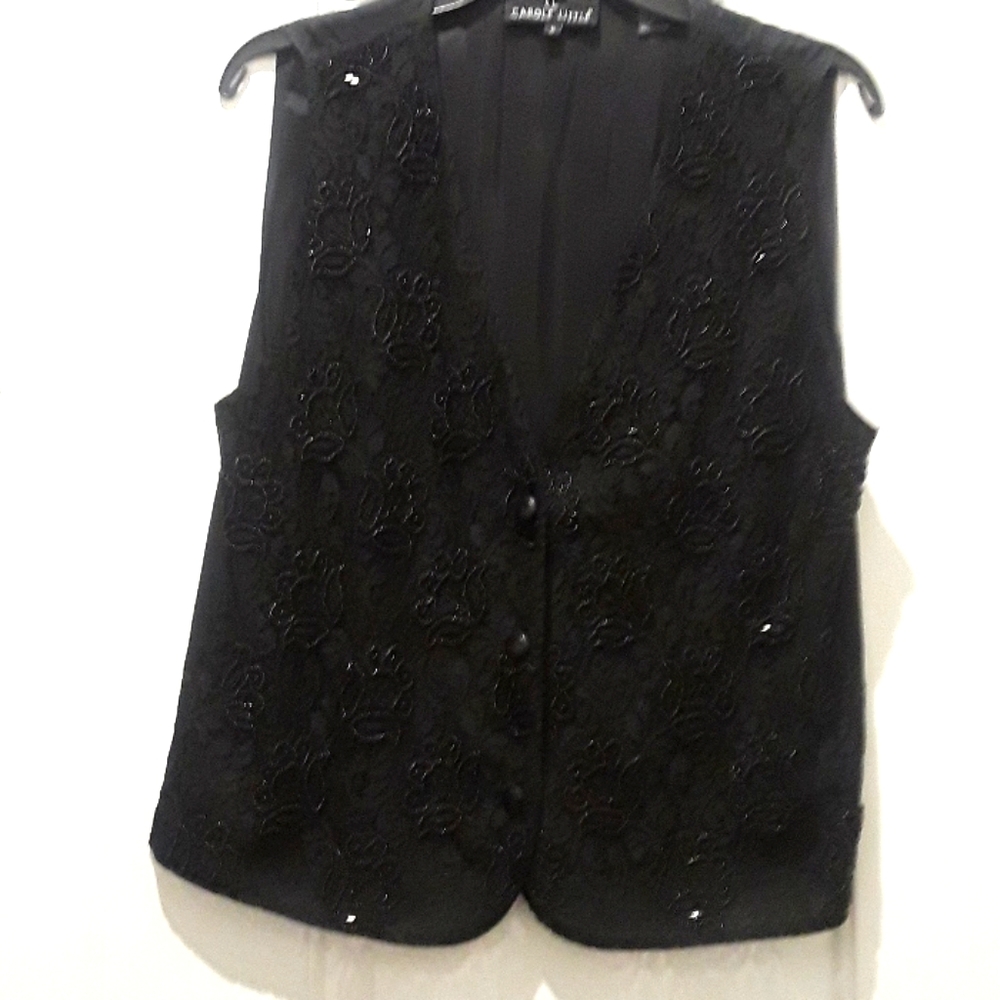 Carole Little beaded vest